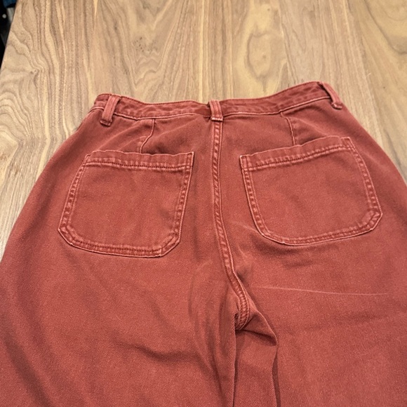 Universal Thread Co. Rust High Rise Wide Leg  Crop Pants size 27/4 - Picture 5 of 12